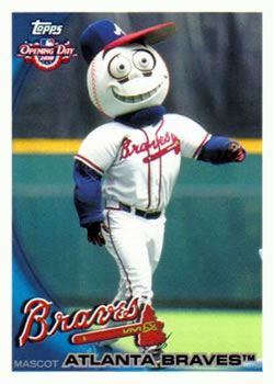 2010 Topps Opening Day - Mascots #M2 Homer the Brave Front